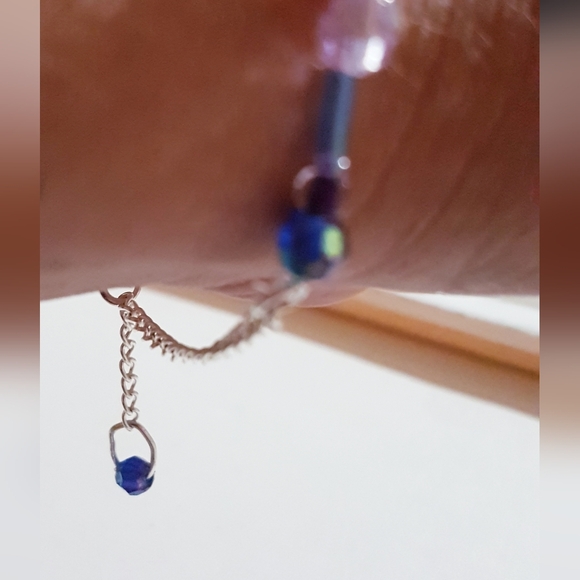 Enchanted Bracelet Purple Adjustable Clasps Handmade Novelty Jewelry - Picture 2 of 16